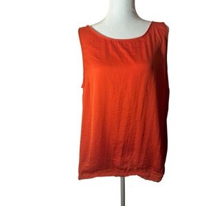 Chico’s Orange Sleeveless Tank Top Size 3